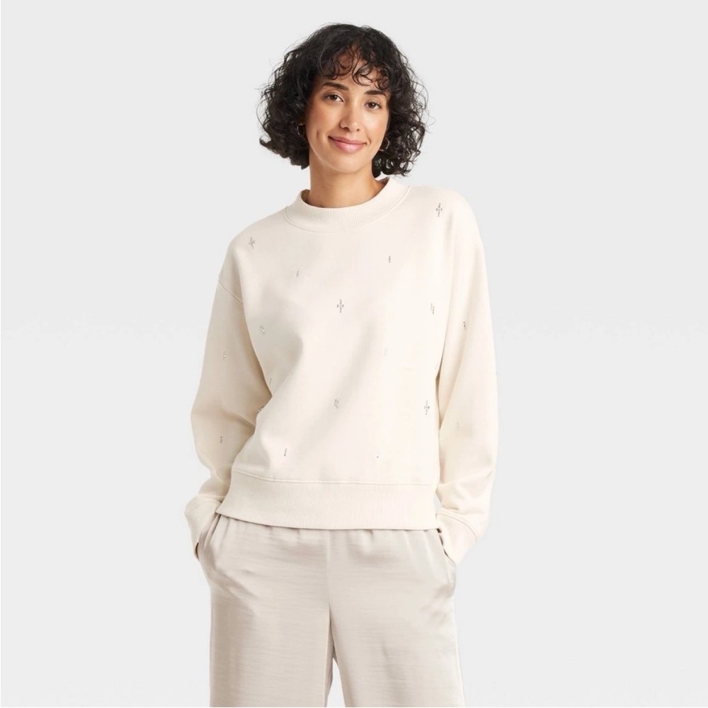 A New Day Cream Crewneck Sweatshirt